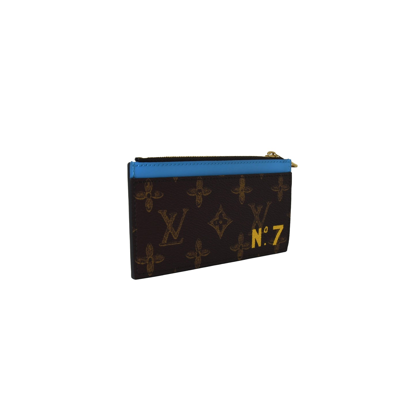 Louis Vuitton Coin Card Holder Monogram Blue