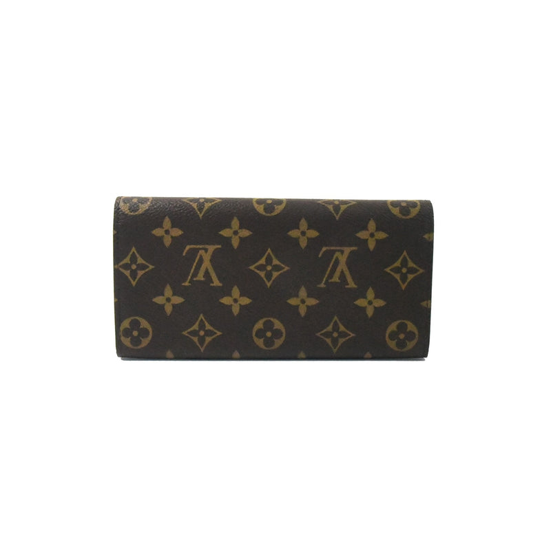 Louis Vuitton - Emilie Wallet - Monogram Leather - Black - Women - Luxury