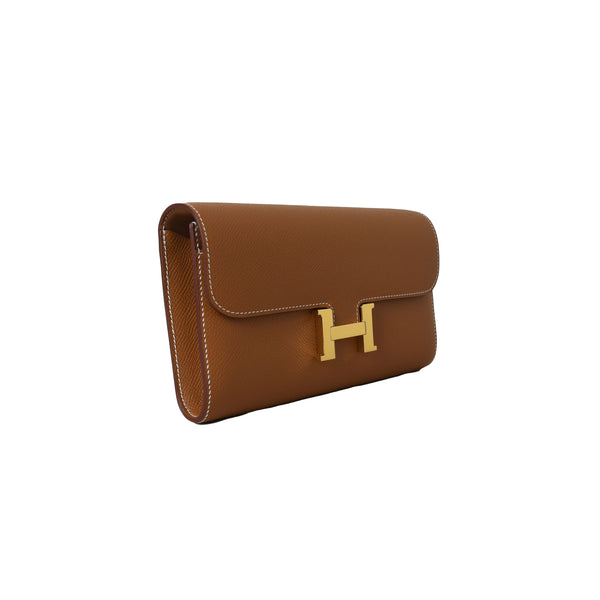 Hermes Constance To Go Wallet Gold