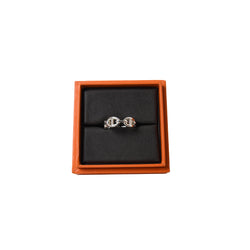Hermes Chaine D' Ancre Enchainee Ring Rose Gold