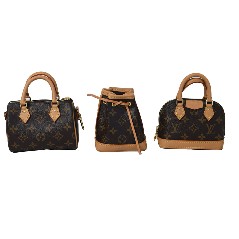 Louis Vuitton, Bags, New Collectors Item Authentic Louis Vuitton Monogram Trio  Mini Icones