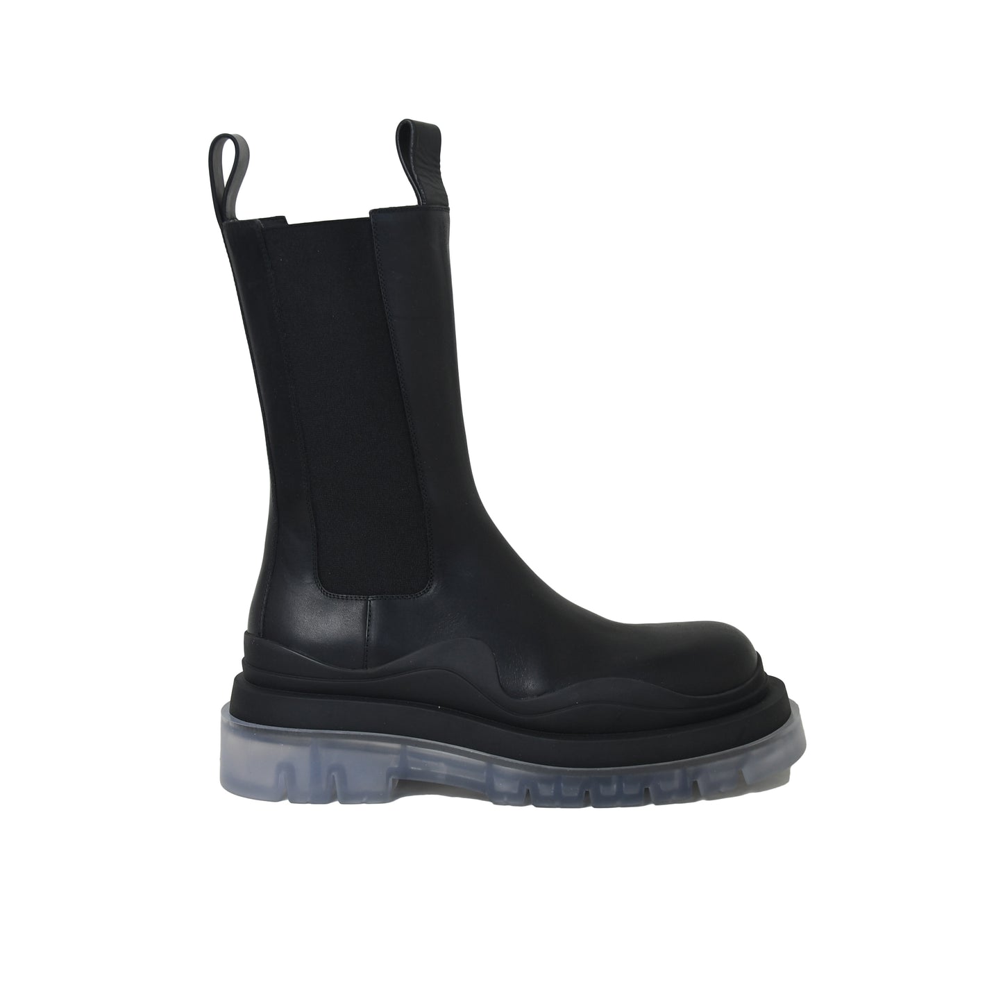 Bottega Veneta Tire Miltary Calf Boot Black - NOBLEMARS