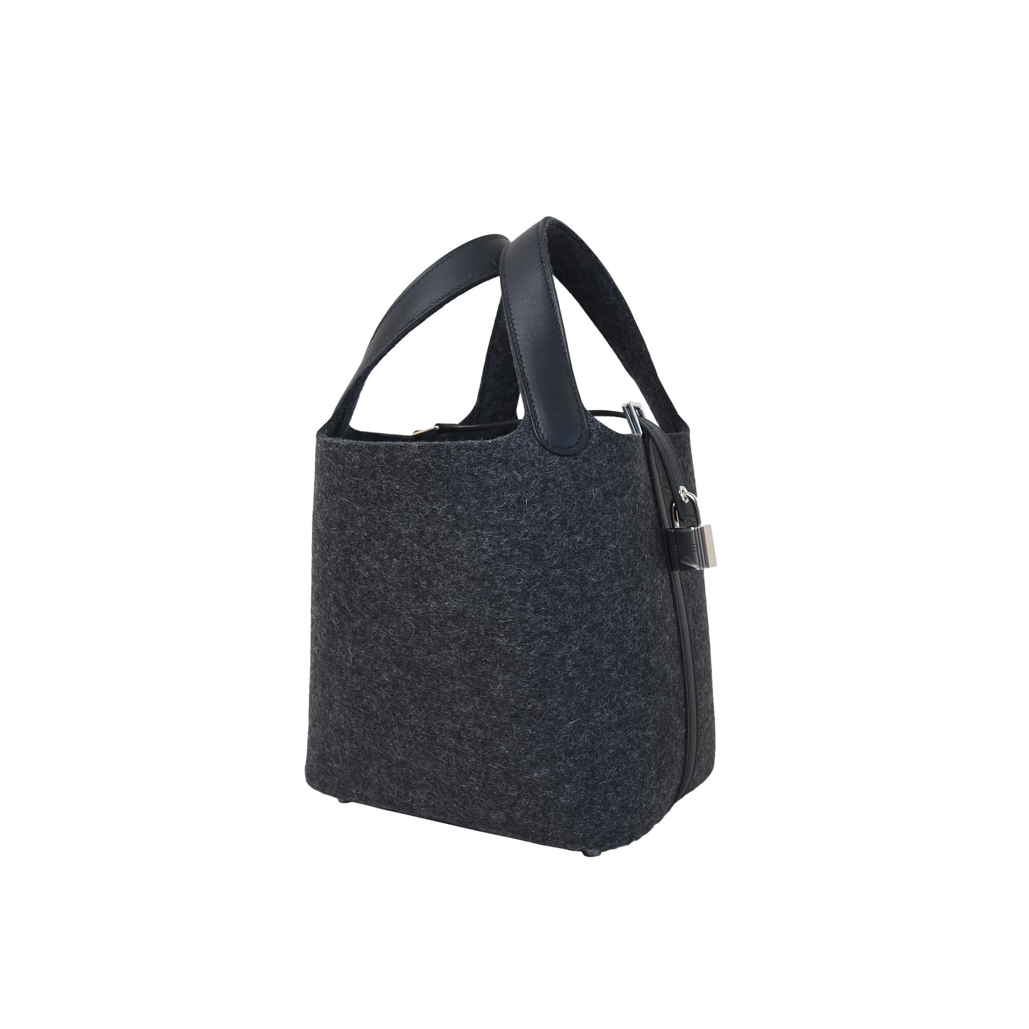 Hermes Picotin 18 Palladium Hardware Grey Cloth