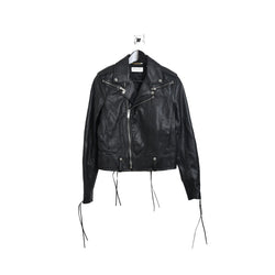 Saint Laurent YSL Classic Leather Jacket Black - NOBLEMARS