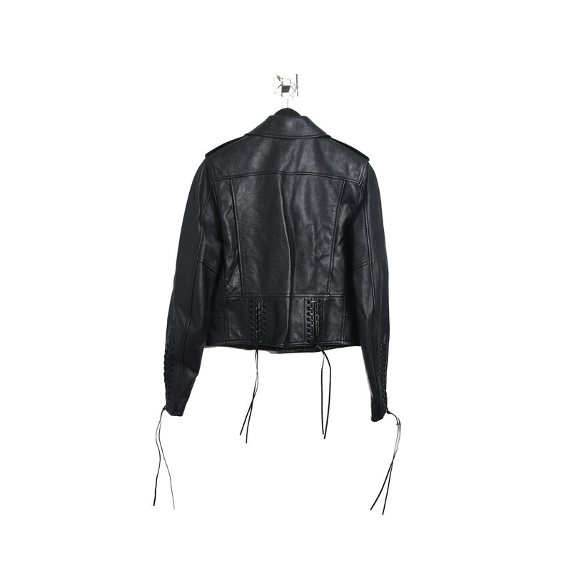 Saint Laurent YSL Classic Leather Jacket Black - NOBLEMARS