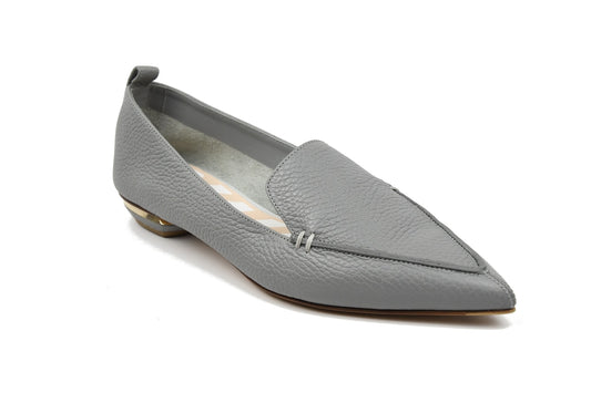 Nicholas Kirkwood Grey Beya Bottalato Loafer - NOBLEMARS