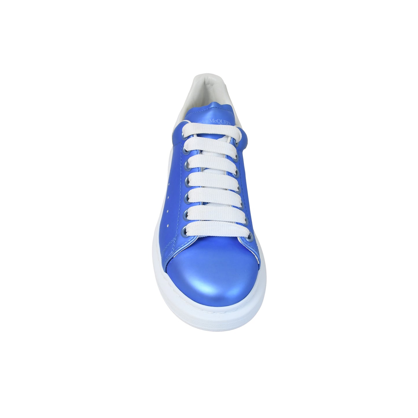 Alexander McQueen Steel Satin Sneakers Cornflower Blue