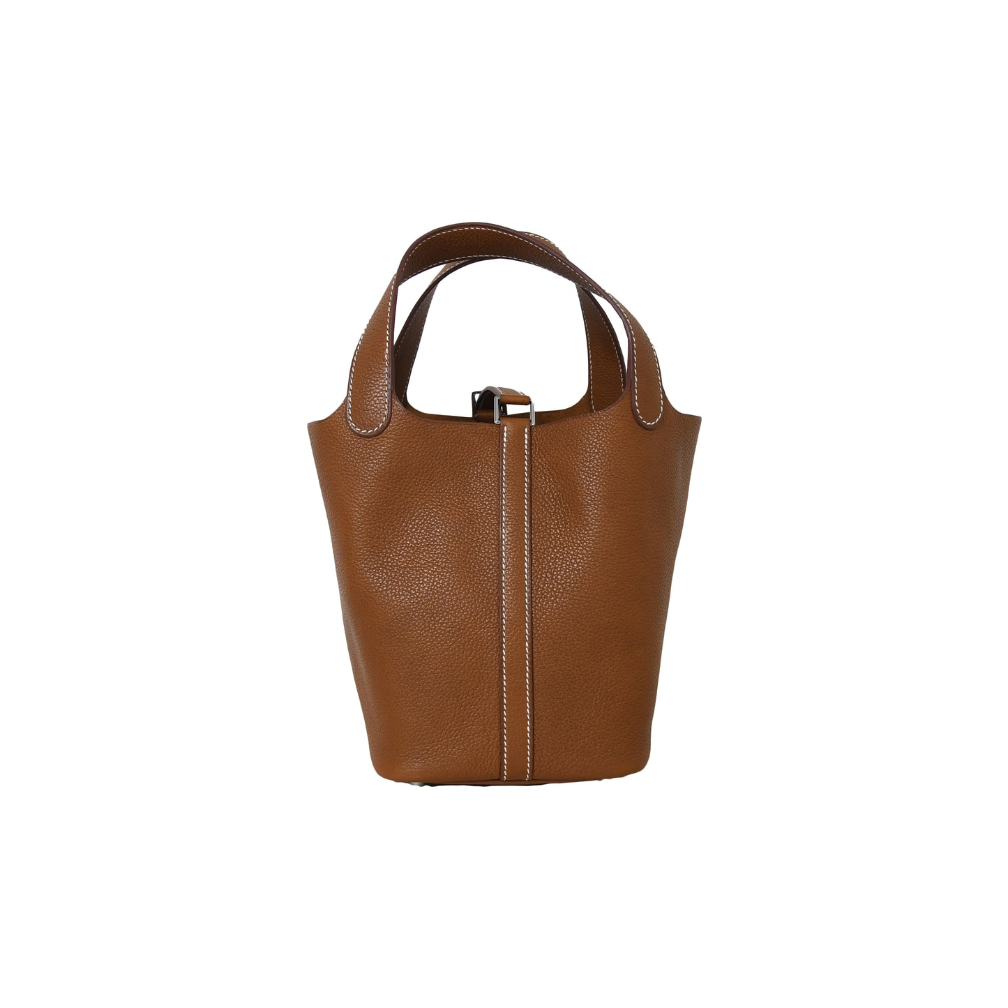 Hermes Picotin 18 Barenia Faubourg Palladium Hardware Fauve