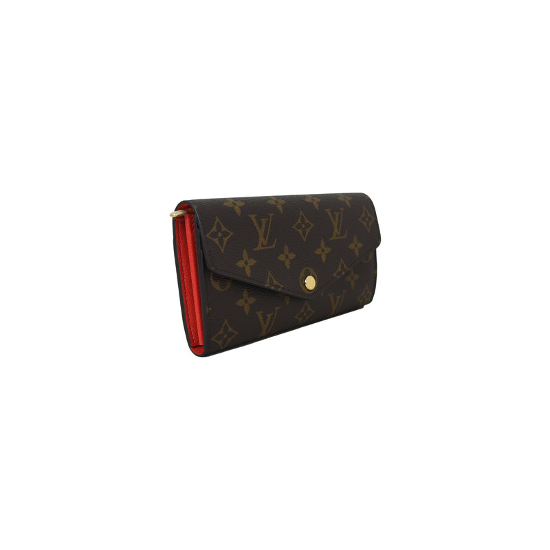 LOUIS VUITTON Monogram Sarah Compact Wallet - The Luxury Pop