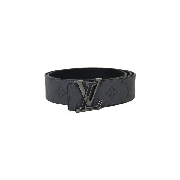 Louis Vuitton - LV Line 40mm Reversible Belt - Monogram Canvas - Grey - Size: 95 cm - Luxury