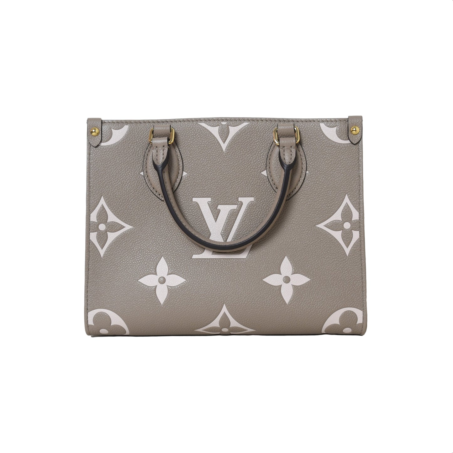 Louis Vuitton ONTHEGO PM Bicolor Monogram Empreinte Leather Dove Cream