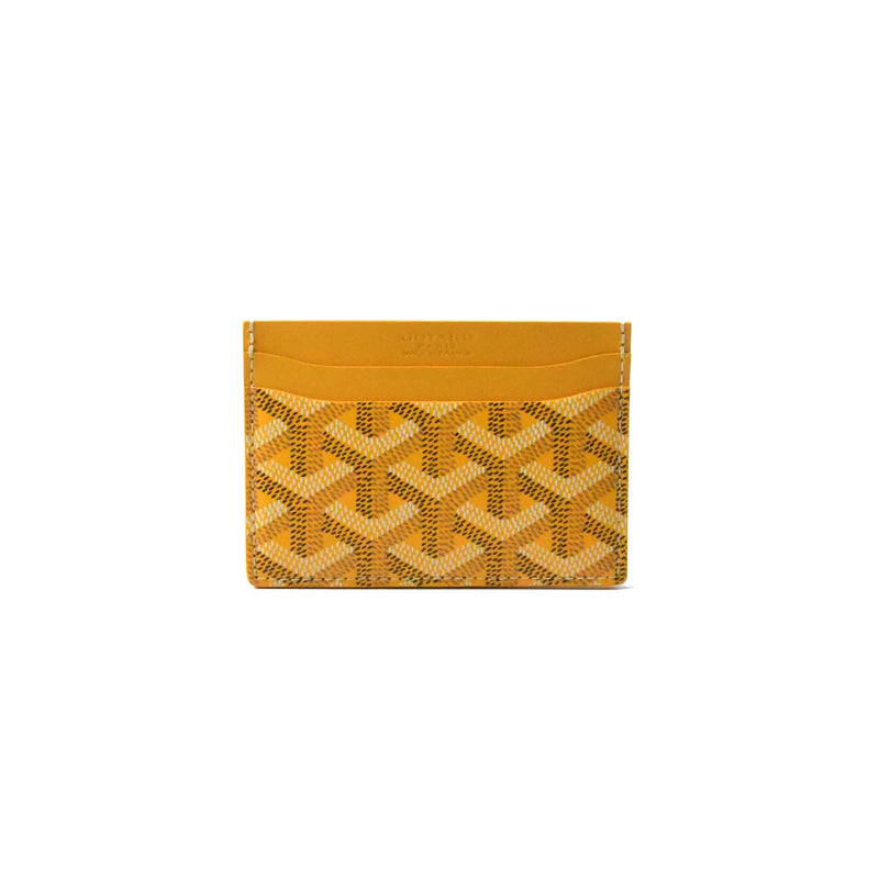 Goyard Card Holder Yellow - NOBLEMARS