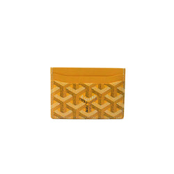Goyard Card Holder Yellow - NOBLEMARS