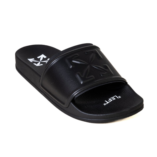 Off-White Arrow Rubber Slides - NOBLEMARS