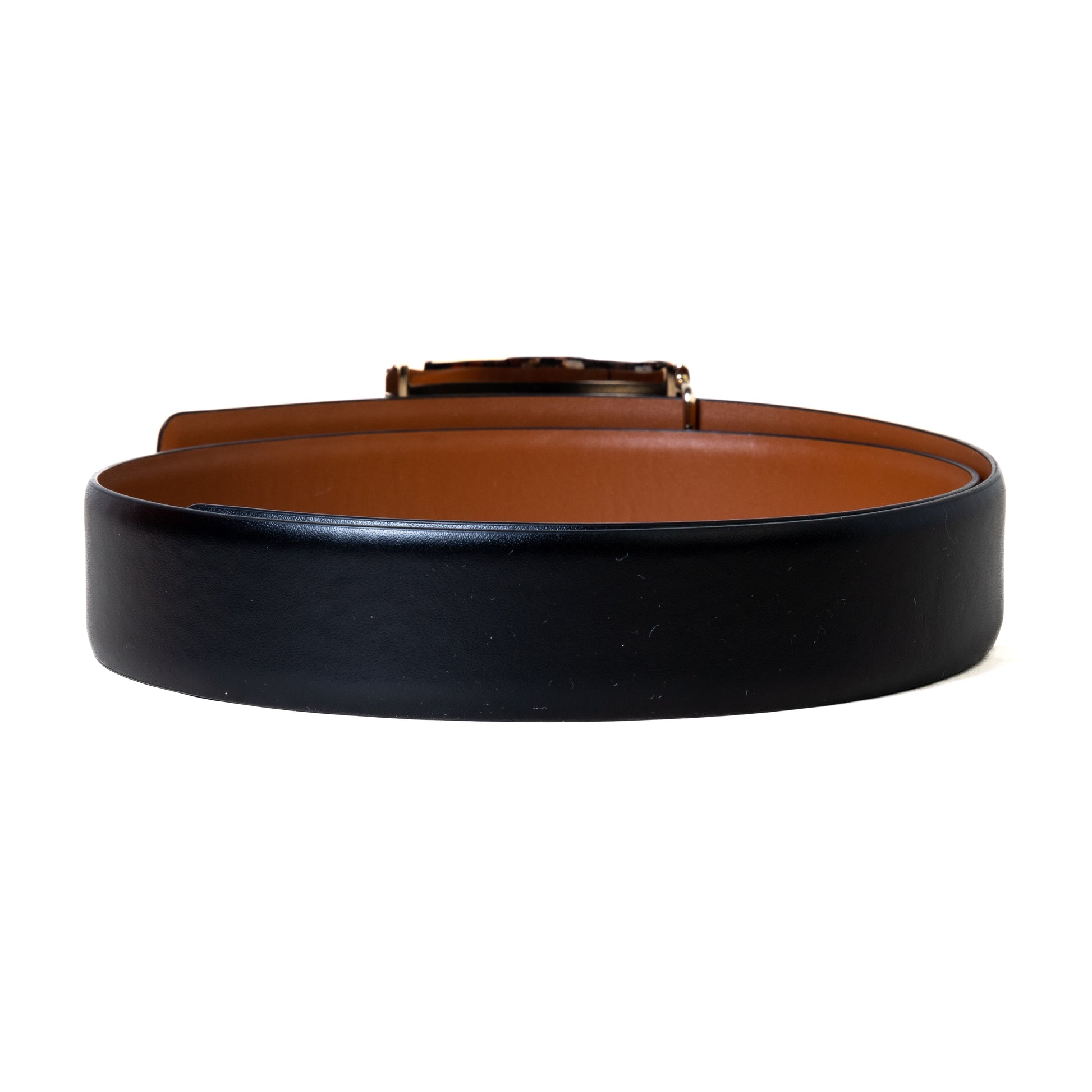 Roger Vivier Buckle Belt Black - NOBLEMARS