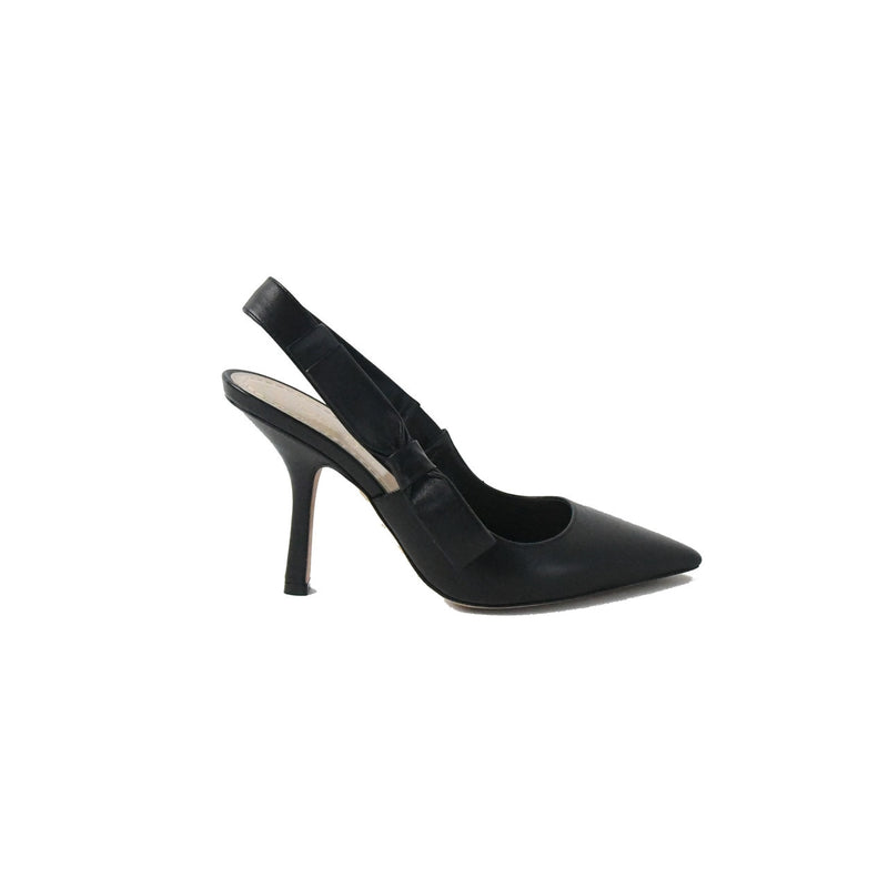 Dior Lambskin Sweet-D Heels Black 100 - NOBLEMARS