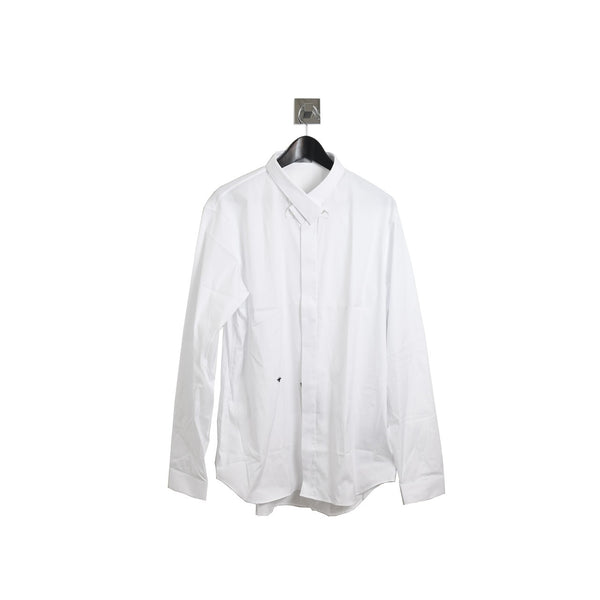 Dior Classic Bee Logo Button Down Shirt White - NOBLEMARS