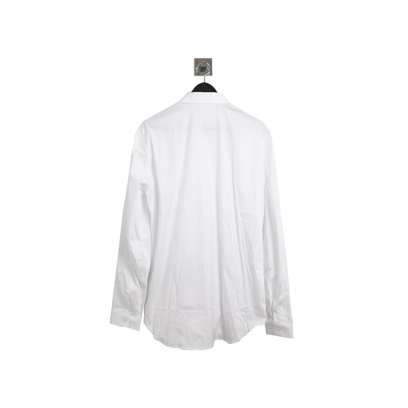 Dior Classic Bee Logo Button Down Shirt White - NOBLEMARS