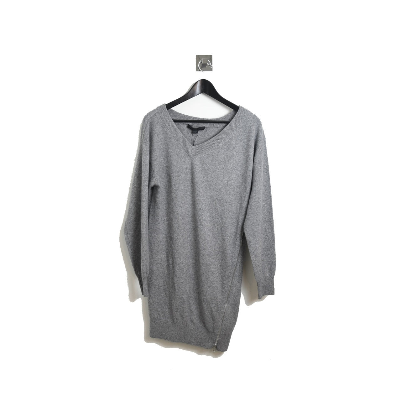 Alexander Wang Zipper Long Sleeve Top Grey - NOBLEMARS