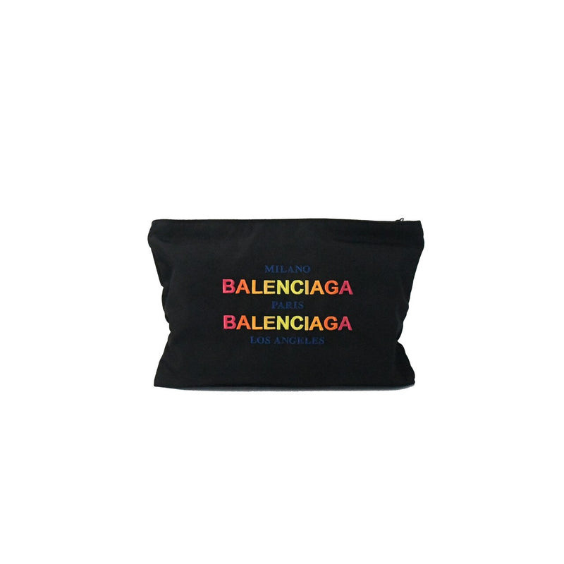 Balenciaga City Canvas Bag Black - NOBLEMARS