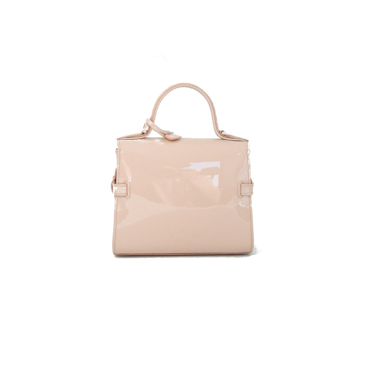 Delvaux Tempete Micro Patent Nude - NOBLEMARS