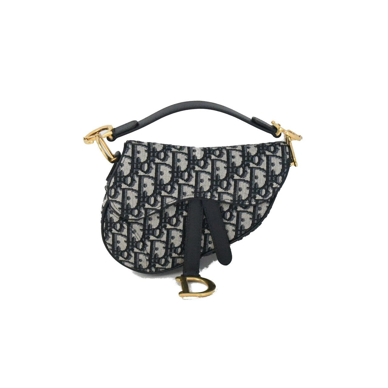 Dior Small Saddle Bag Navy - NOBLEMARS