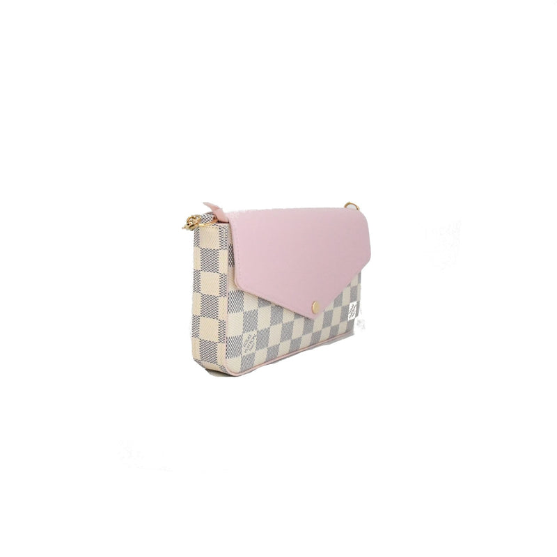 Louis Vuitton Damier Wallet on Chain Rose - NOBLEMARS