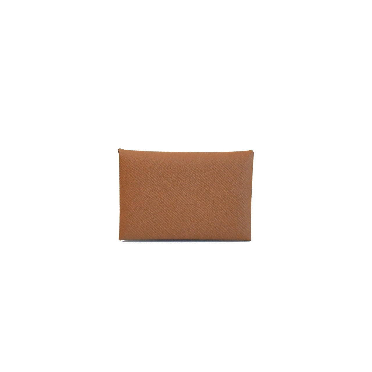 Hermes Calvi Card Holder Epsom Gold