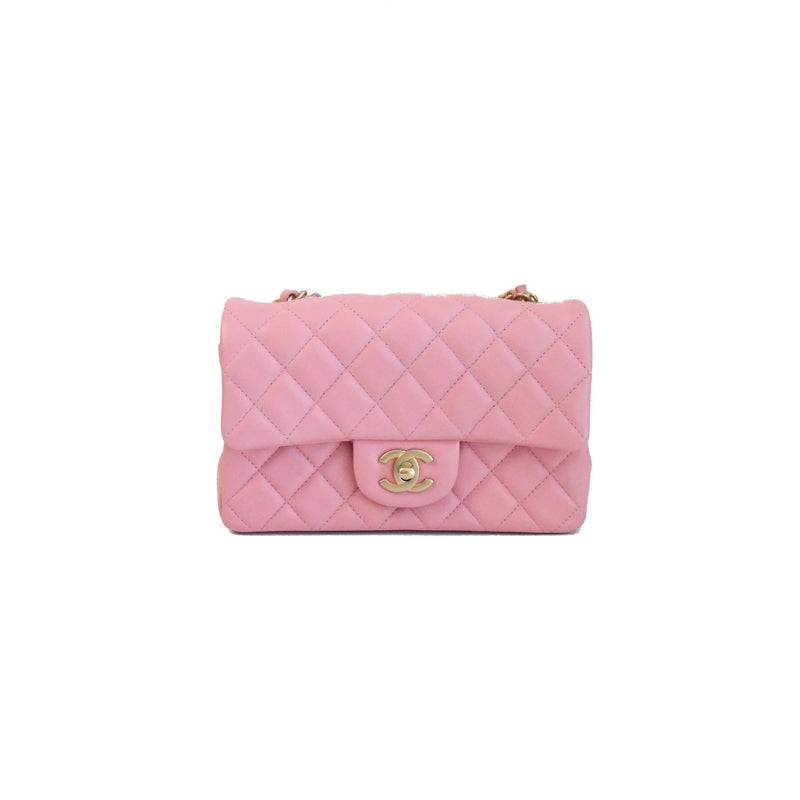Chanel Calf Mini CF Light Pink - NOBLEMARS