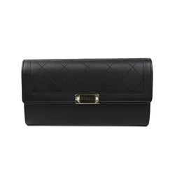 Chanel Gusset Flap Wallet /Black - NOBLEMARS