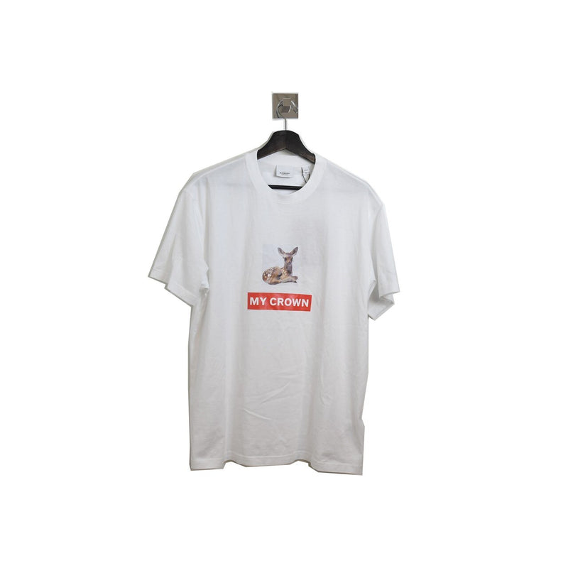 Burberry My Crown Bambie T Shirt White - NOBLEMARS