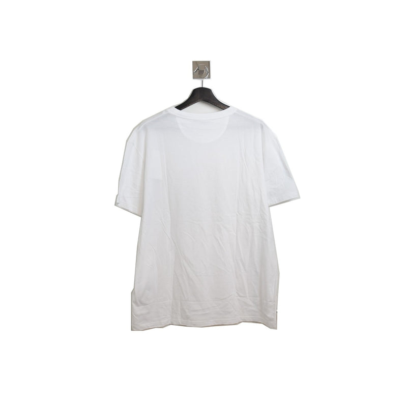 Valentino Round Gold Graphic T Shirt White - NOBLEMARS