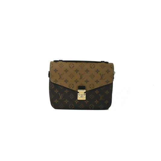 Louis Vuitton Pochette Metis Monogram Reverse Canvas Brown - NOBLEMARS