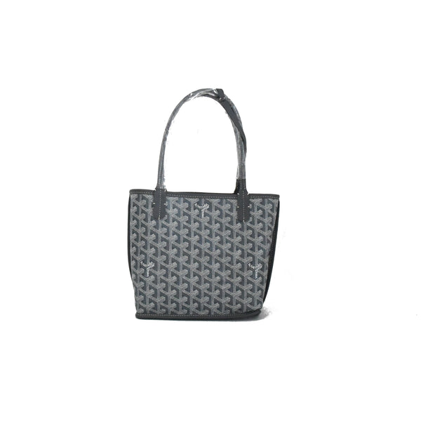 Goyard Reversible Mini Tote Bag Grey - NOBLEMARS