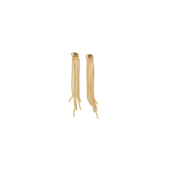 Dior CD Studs with Golden Strings Earring - NOBLEMARS