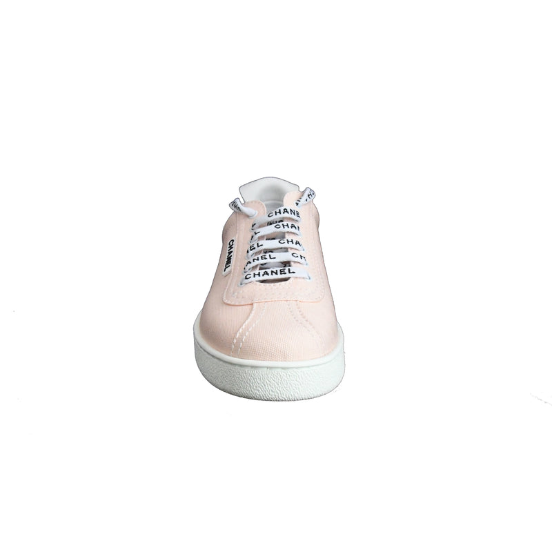 Chanel Fabric Sneaker Light Pink - NOBLEMARS