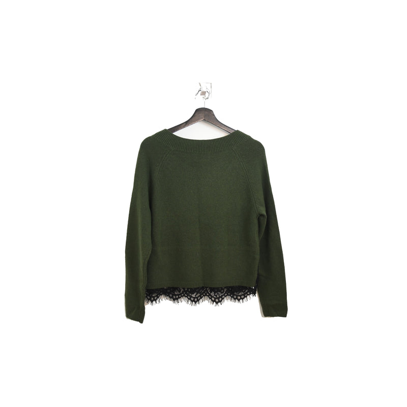 Robert Rodriguez XO V-Neck Sweater Green - NOBLEMARS