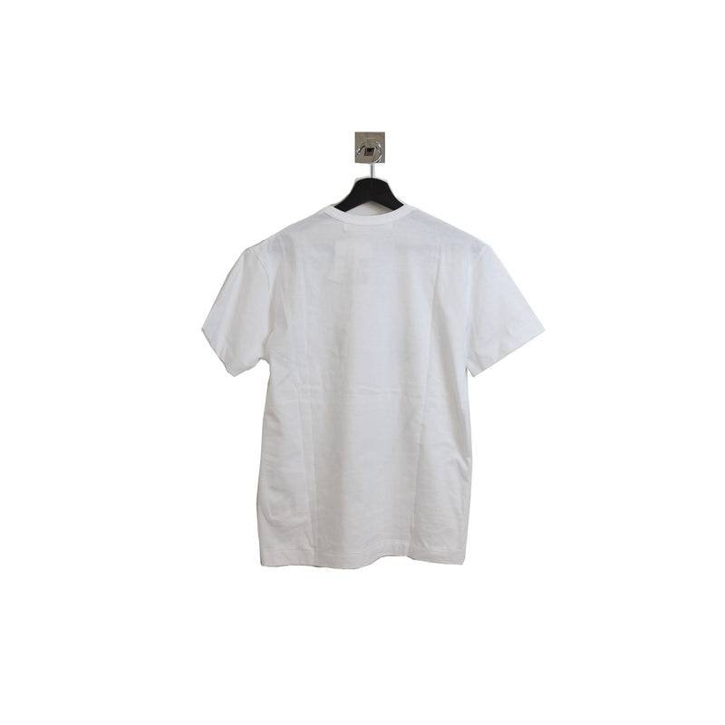 Comme Des Garcons Play Green Heart T-Shirt White - NOBLEMARS