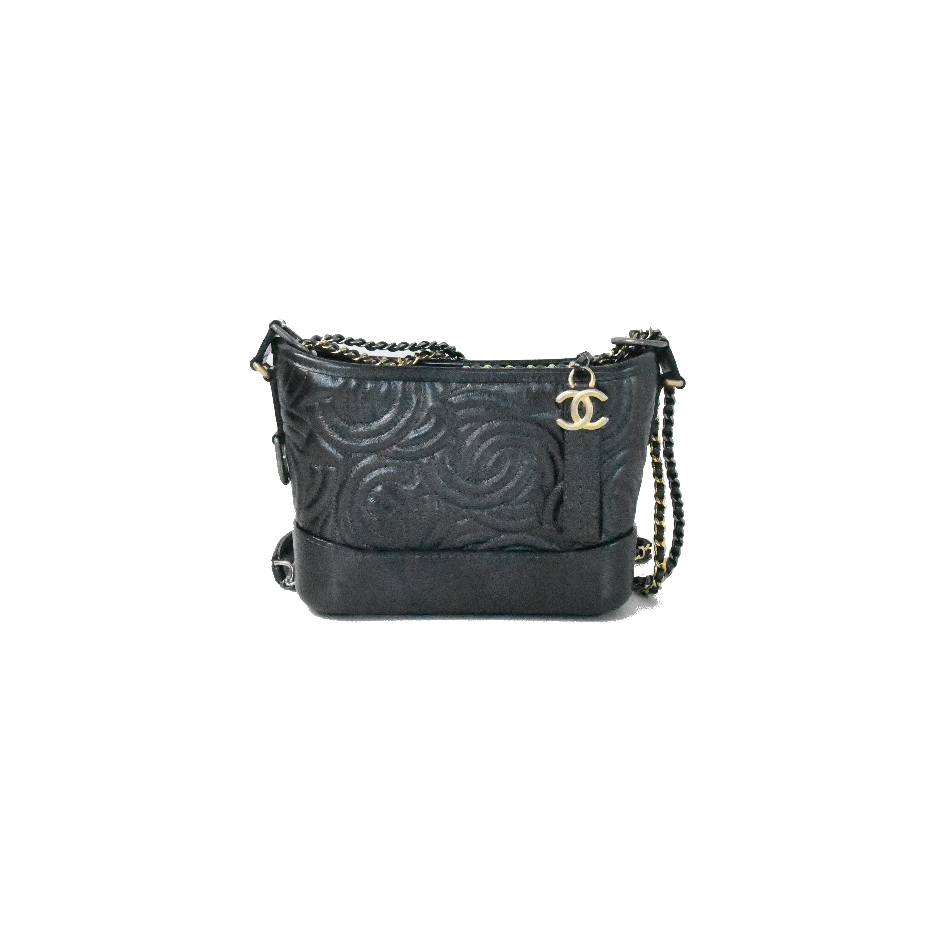 Chanel 22 Small Hobo Bag in Black Shiny Calfskin and AGHW – Brands