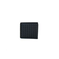 Bottega Veneta Intrecciato Bi-Fold Wallet Black - NOBLEMARS