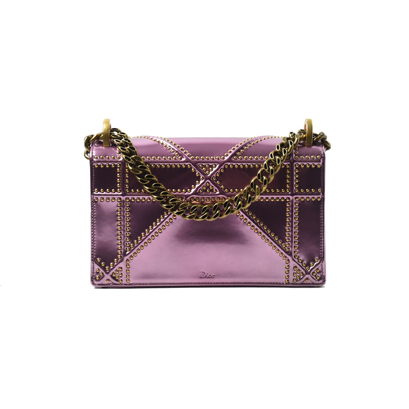 Dior Diorama Bag Silver Hardware Blush Pink - NOBLEMARS