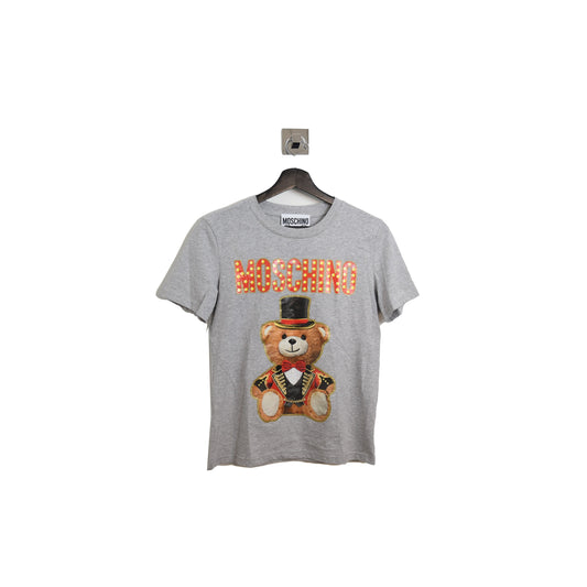 Moschino Show Bear T-Shirt Grey - NOBLEMARS