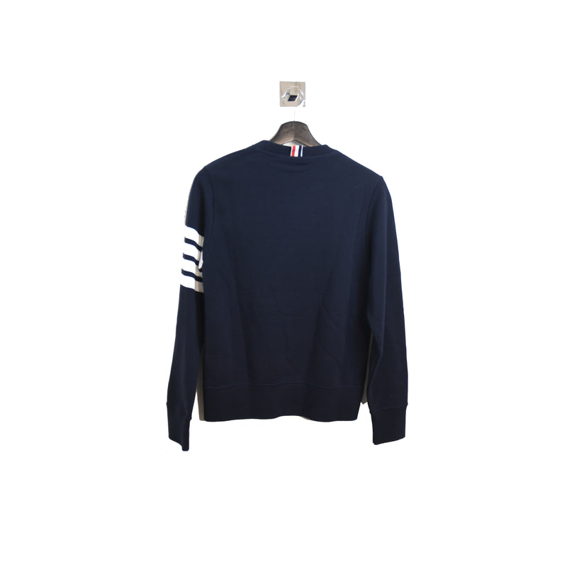 Thom Browne Classic 4 Stripe Sweater Navy - NOBLEMARS