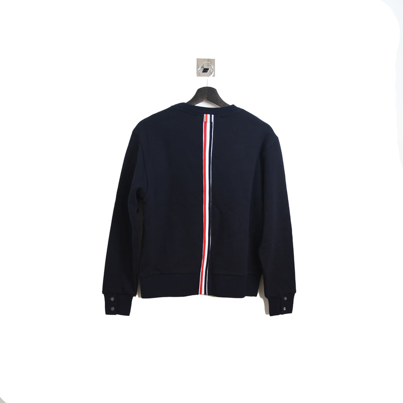 Thom Browne Back Stripe Sweater Navy - NOBLEMARS