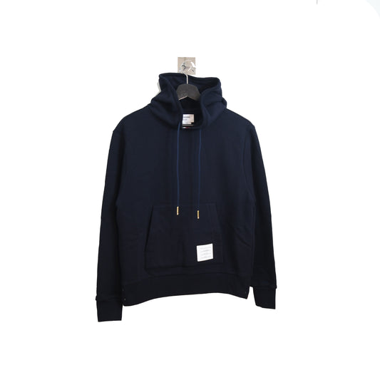 Thom Browne Back Striped Hoodie Navy - NOBLEMARS