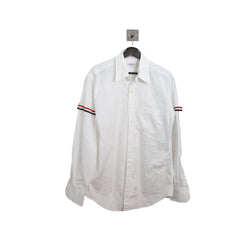 Thom Browne Striped Arm Shirt White - NOBLEMARS