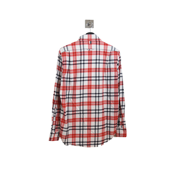 Thom Browne Checked Shirt Red White - NOBLEMARS