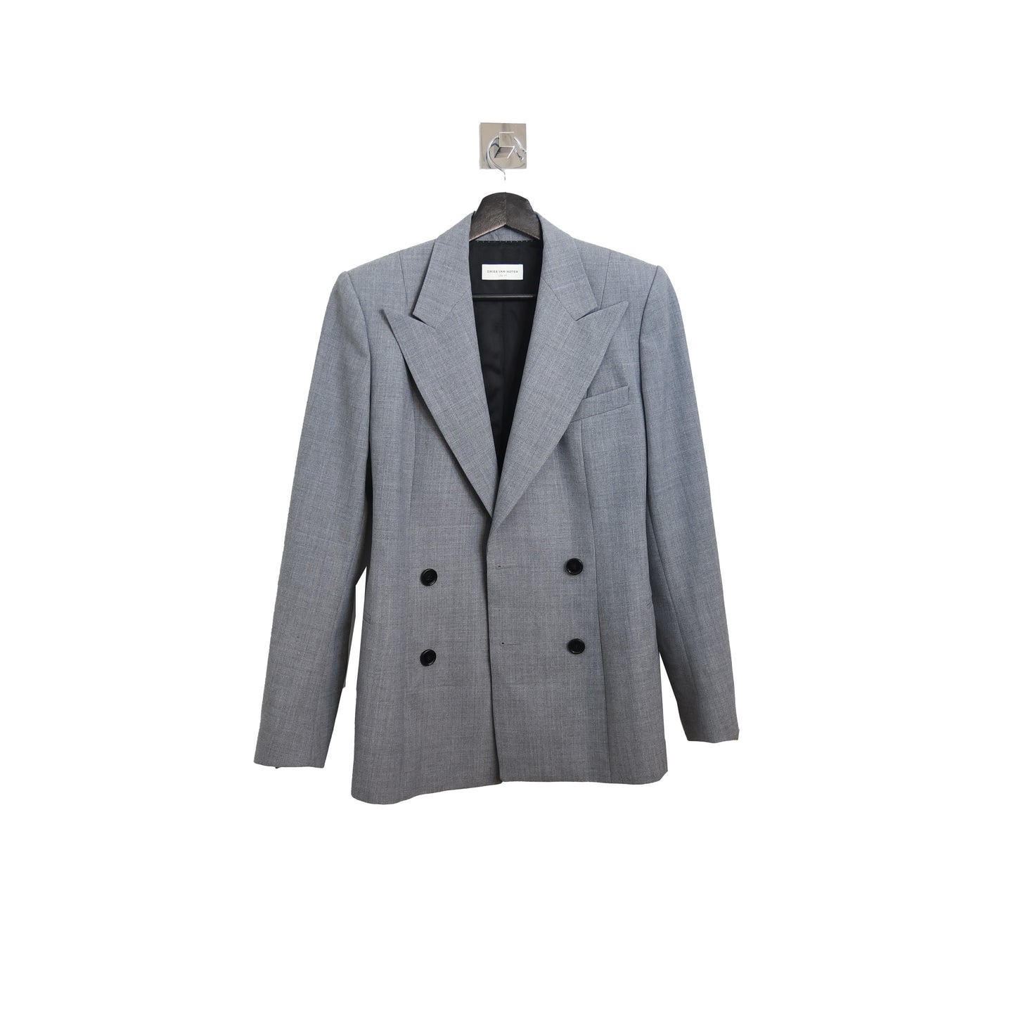 Dries Van Noten 4 button Blazer Grey - NOBLEMARS