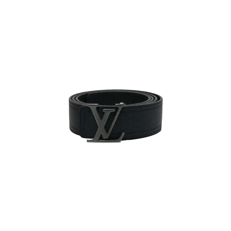 Louis Vuitton LV Brushed Buckle Belt Black - NOBLEMARS