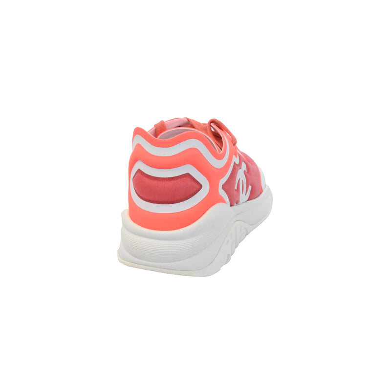Chanel Mesh Lycra Sneaker Coral - NOBLEMARS
